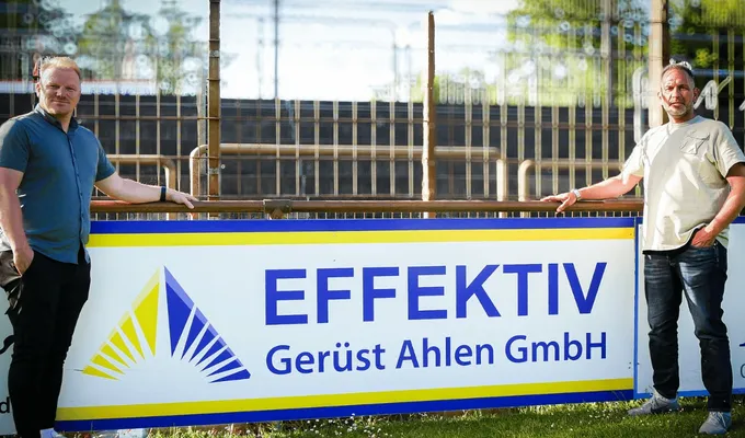 Effektiv Gerüst Ahlen GmbH bleibt Sponsor vom RWA