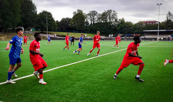 Die U17 gewinnt auch das zweite Heimspiel der Saison