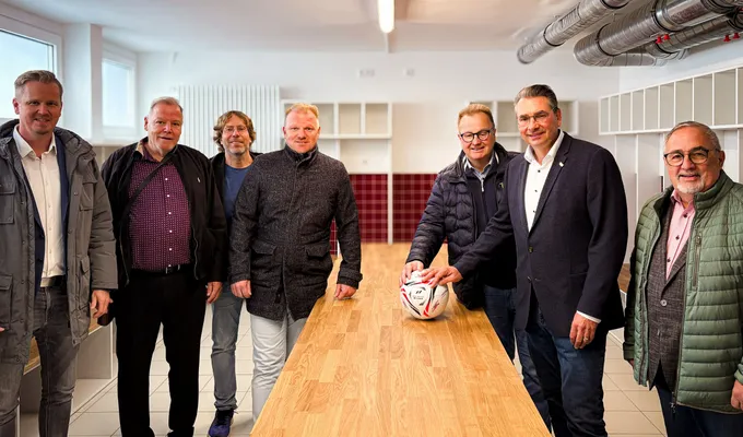 Neuer Kabinentrakt für den Wersenachwuchs feierlich eröffnet
