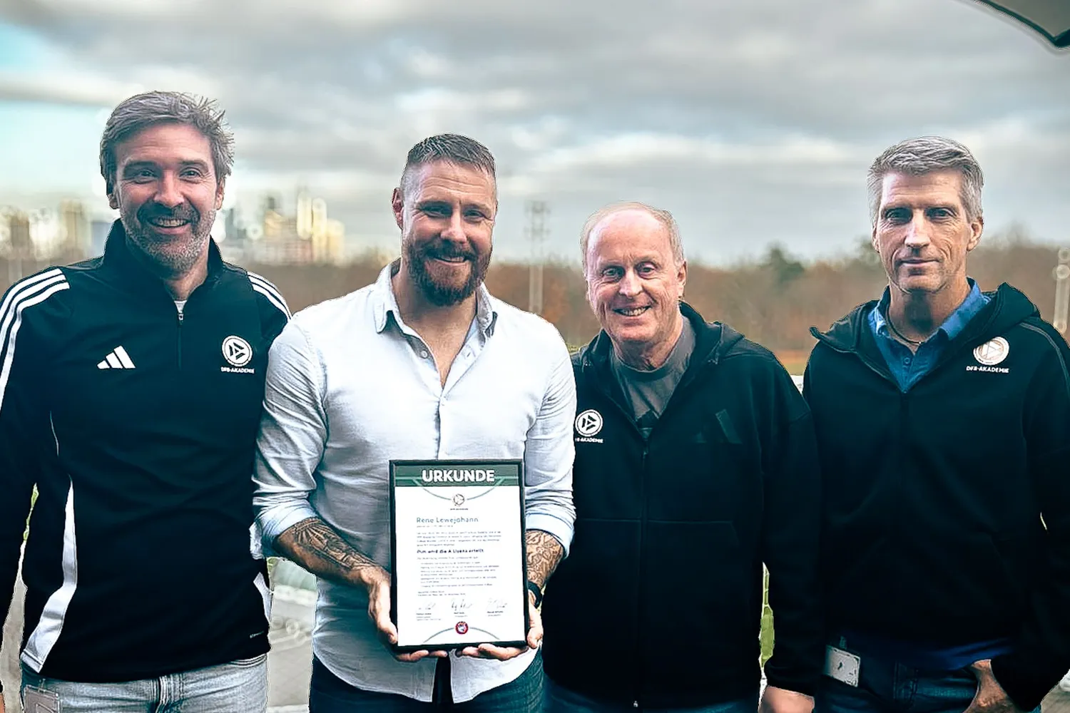 René Lewejohann erhält UEFA A-Lizenz