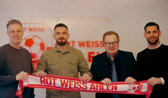 Rot Weiss Ahlen verpflichtet Bernad Gllogjani