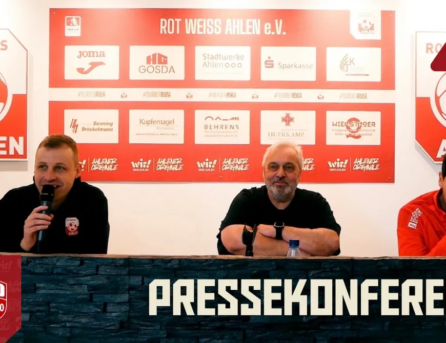 Pressekonferenz nach RWA vs. Türkspor Dortmund 