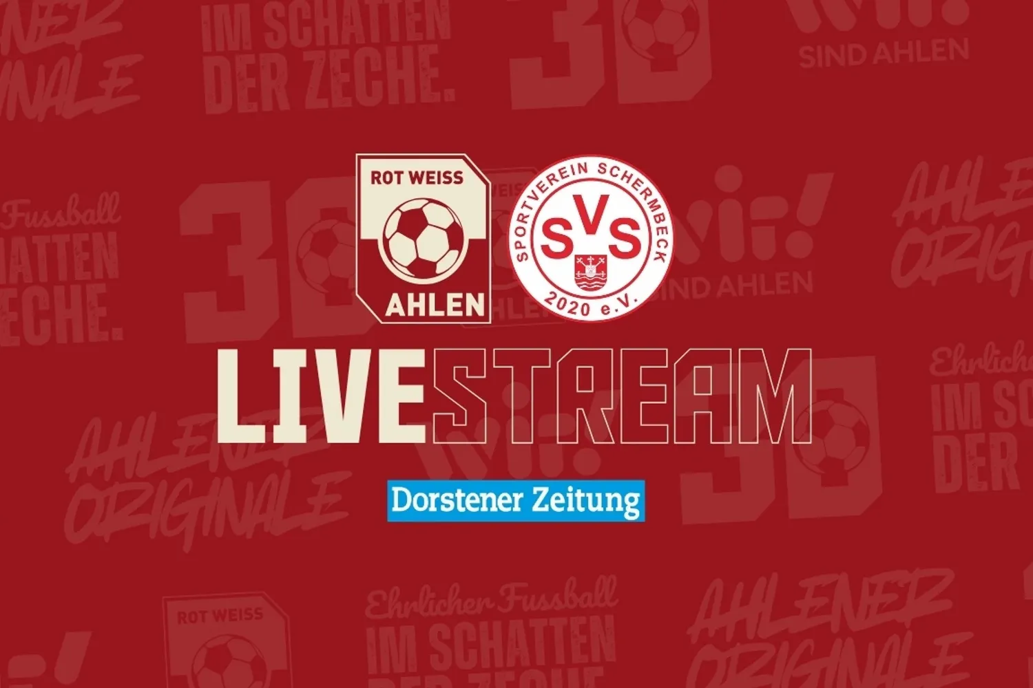 LIVESTREAM: RW Ahlen - SV Schermbeck