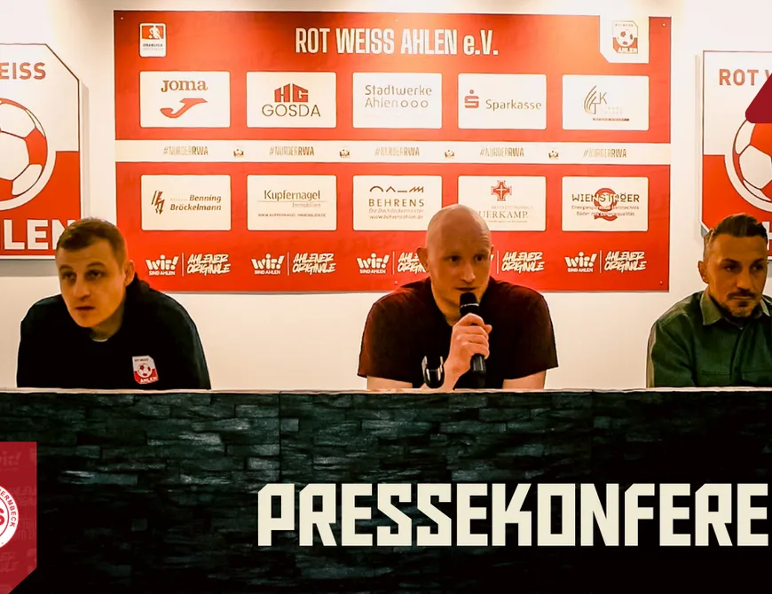  Pressekonferenz: RWA – SV Schermbeck (1:3)