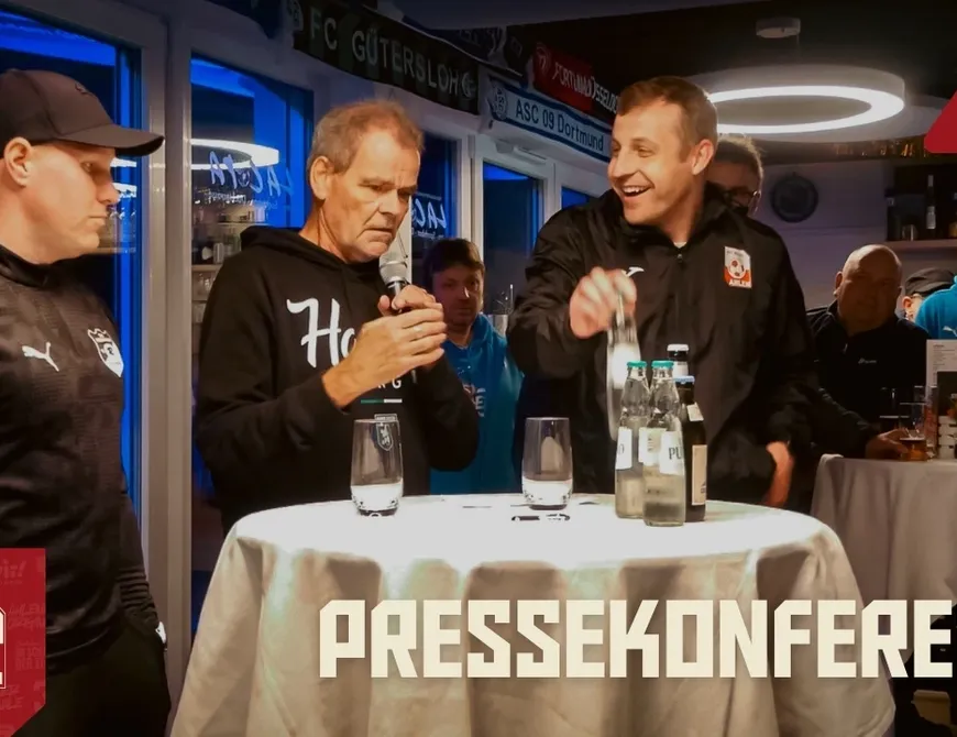 Pressekonferenz | Westfalia Rhynern - Rot Weiss Ahlen 1:2