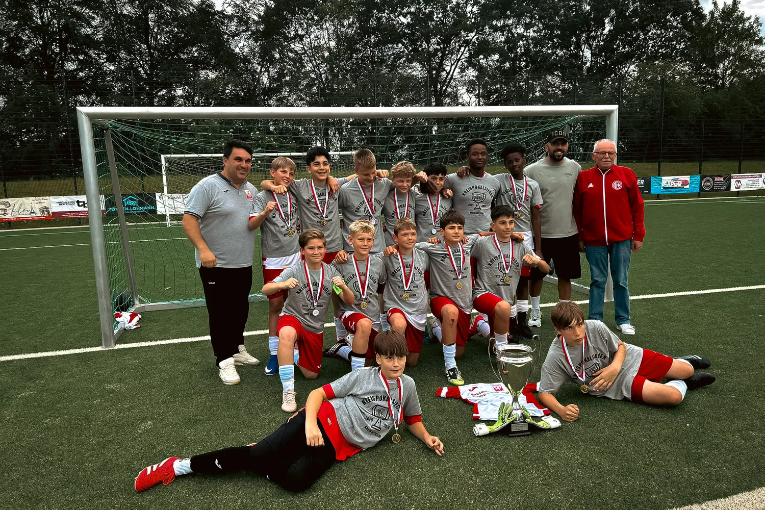 U13 krönt starke Saison mit dem Kreispokalsieg