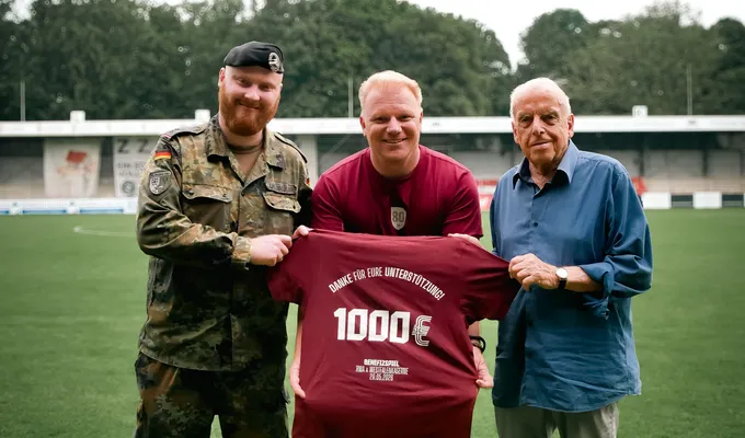 Gemeinsam Gutes getan: RWA & Bundeswehr übergeben Spende