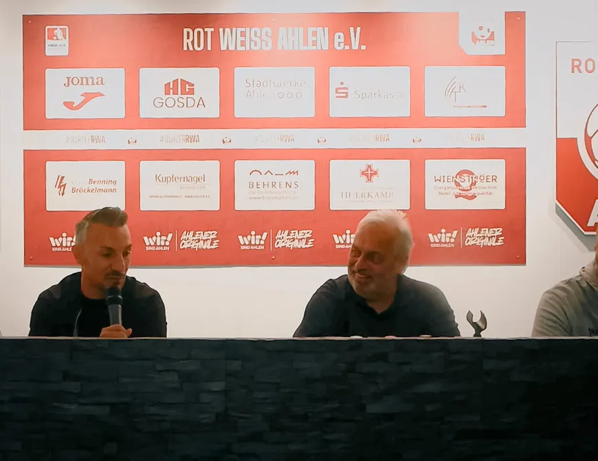  Pressekonferenz | RW Ahlen : SV Eintracht Ahaus