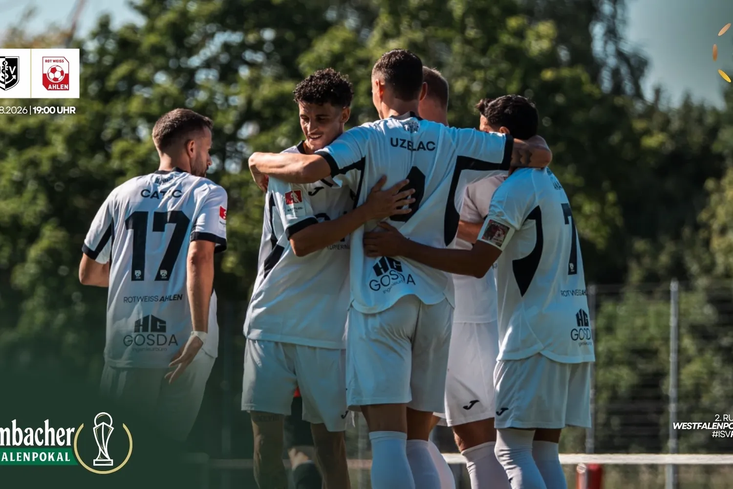 Westfalenpokal: Zweitrundenspiel in Ibbenbüren terminiert