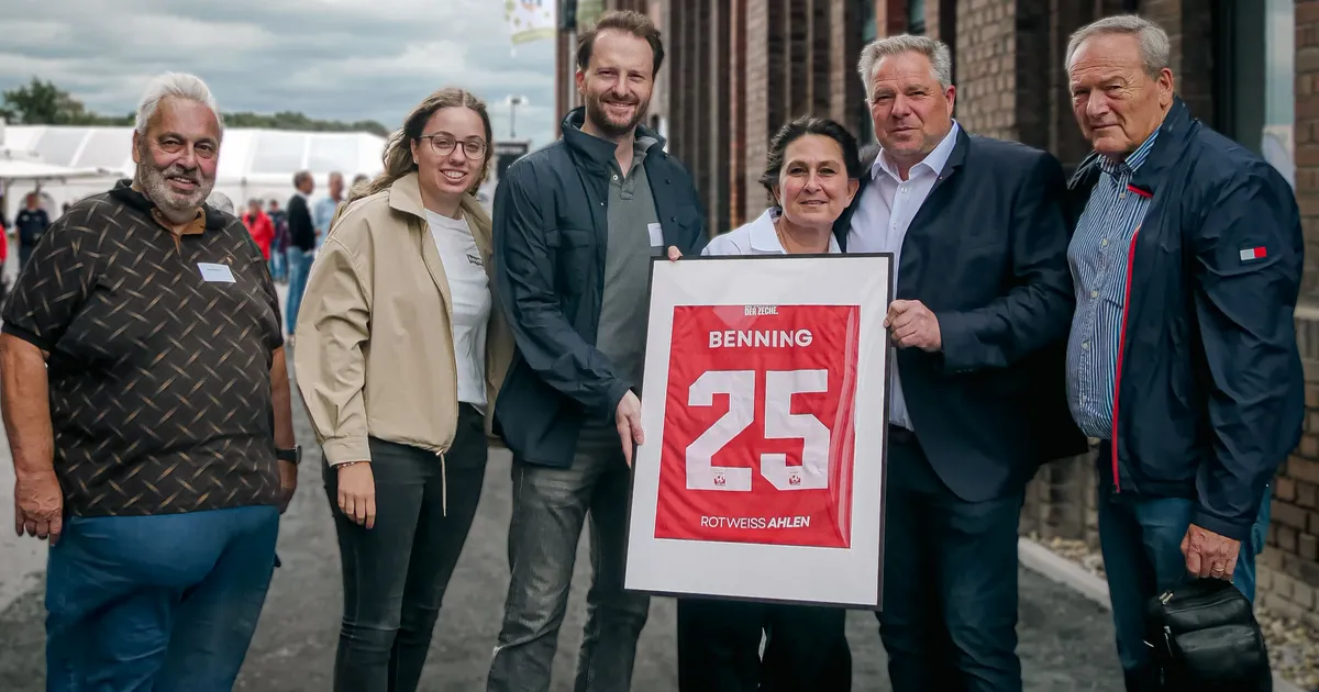RWA gratuliert Elektro Benning zum Jubiläum