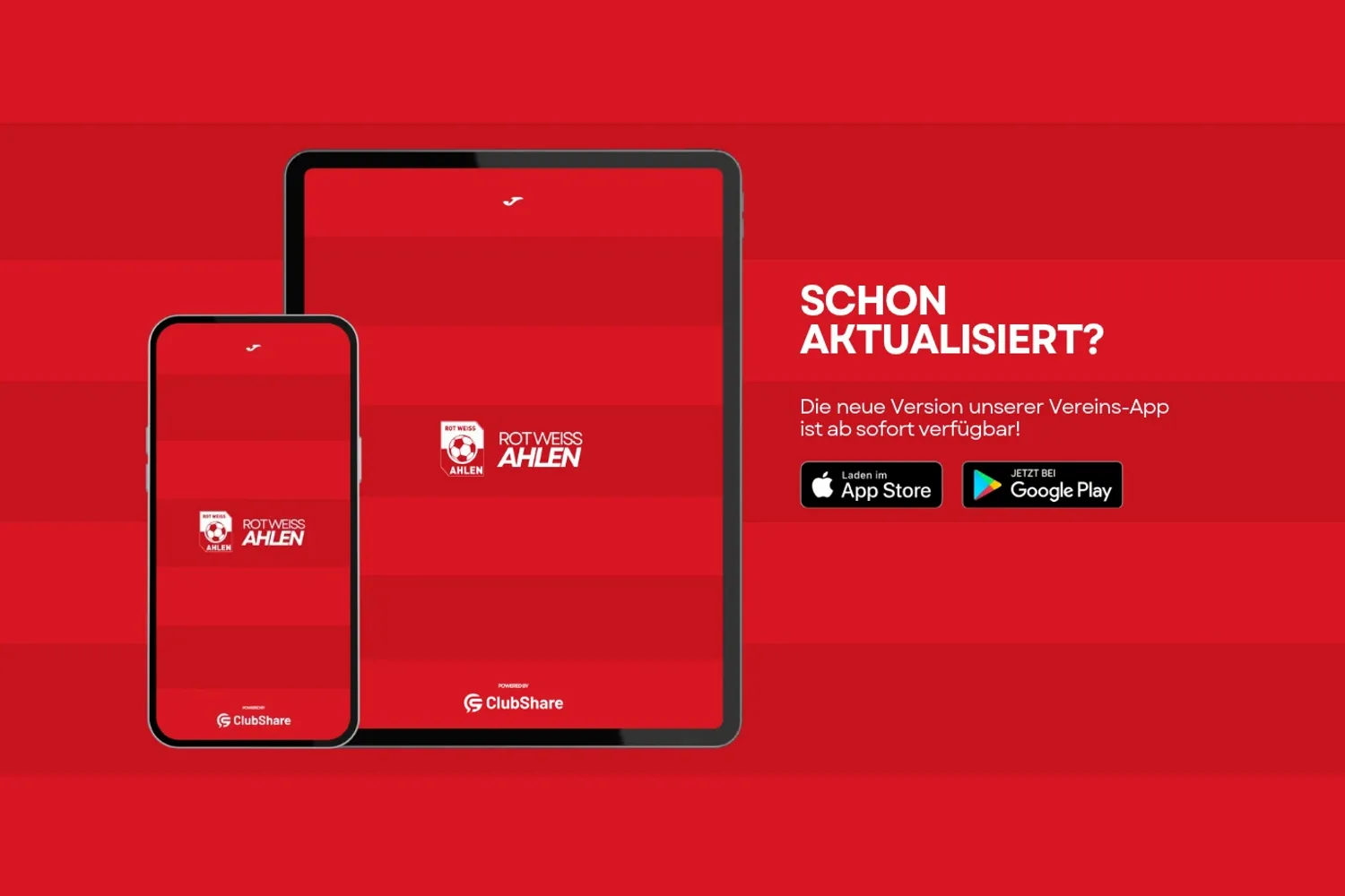 Die #RWApp im neuen Look