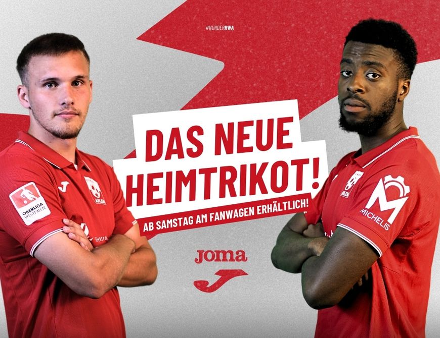 Das neue Heimtrikot ab Samstag erhältlich!