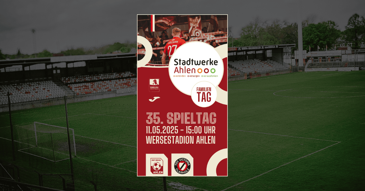Familienspieltag im Wersestadion - 500 Freikarten für Ahlener Schüler!