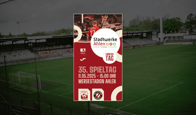 Familienspieltag im Wersestadion - 500 Freikarten für Ahlener Schüler!