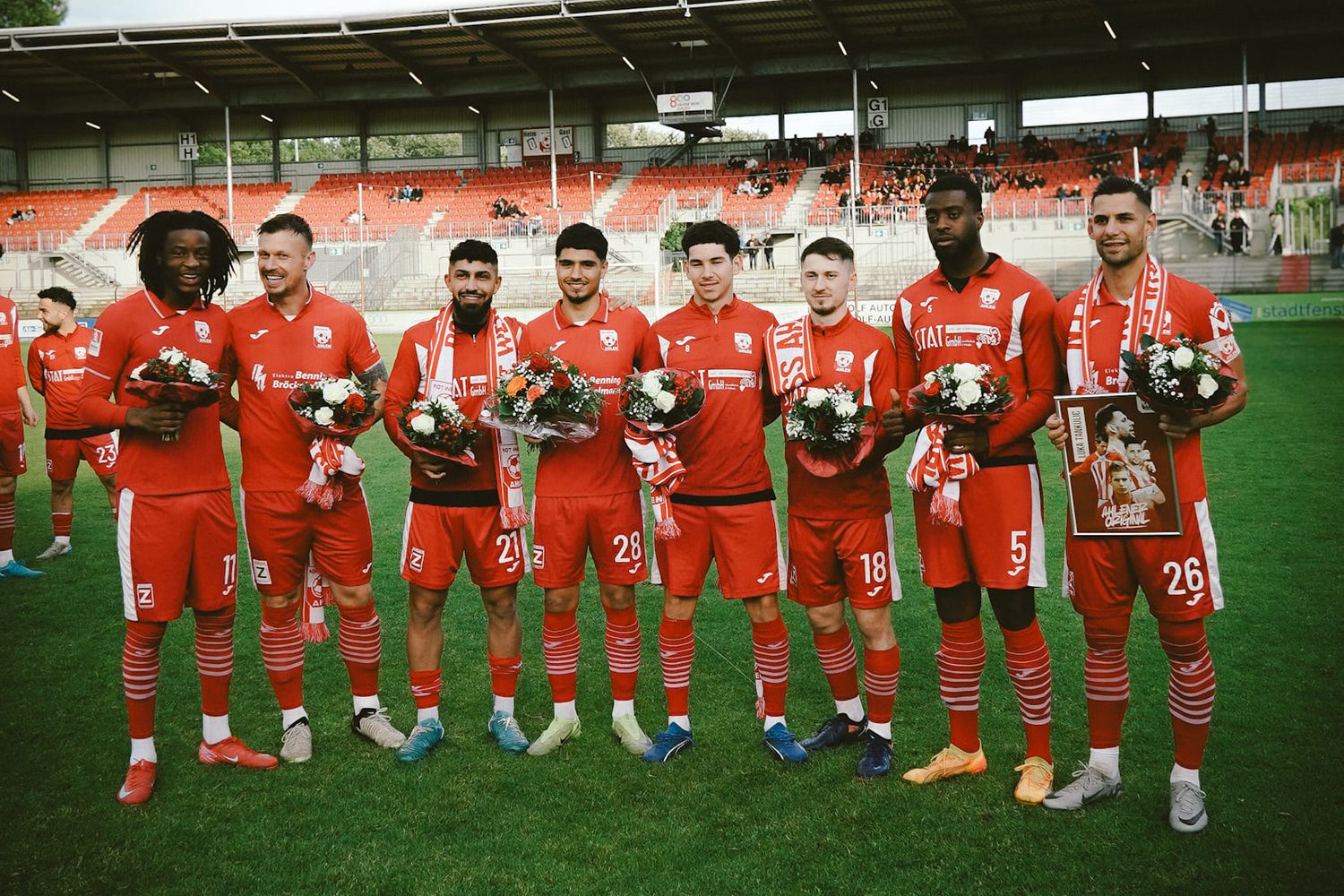 Abschied zum Saisonende: Rot Weiss Ahlen verabschiedet neun Spieler